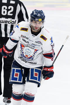 Linköpings Joe Whitney jublar