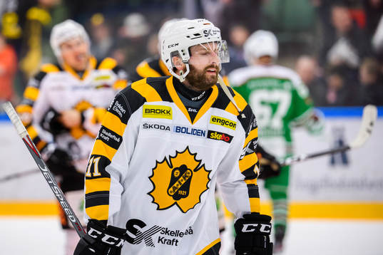 Skellefteås Tom Pyatt deppar