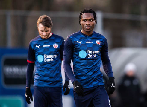 Helsingborgs Noel Mbo deppar