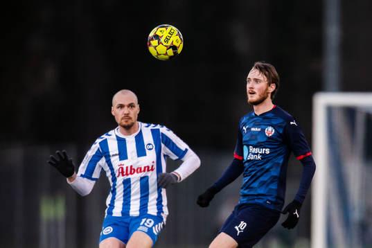 Odenses Aron Elis Thrandarson och Helsingborgs Rasmus