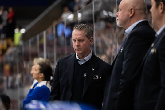 Leksands assisterande tränare Jens Nielsen deppar