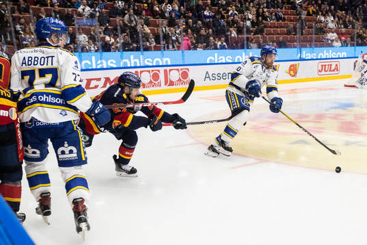 Djurgårdens Sebastian Strandberg och Leksands Johan