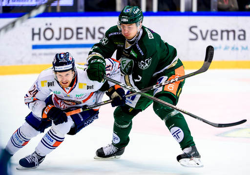 Växjös Brendan Shinnimin och Färjestads Johan Ivarsson