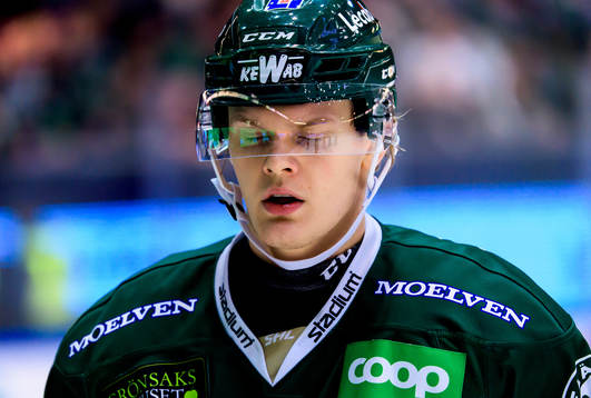 Färjestads Albin Eriksson deppar
