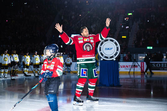 Frölundas Joel Lundqvist uppmärksammas för sina 1000