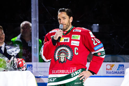 Frölundas Joel Lundqvist uppmärksammas för sina 1000