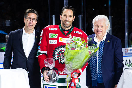 Frölundas Joel Lundqvist uppmärksammas för sina 1000