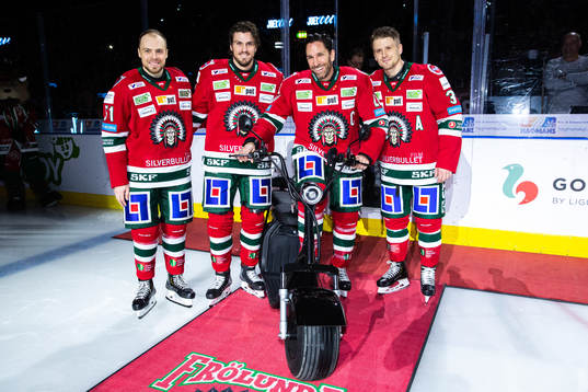 Frölundas Joel Lundqvist uppmärksammas för sina 1000