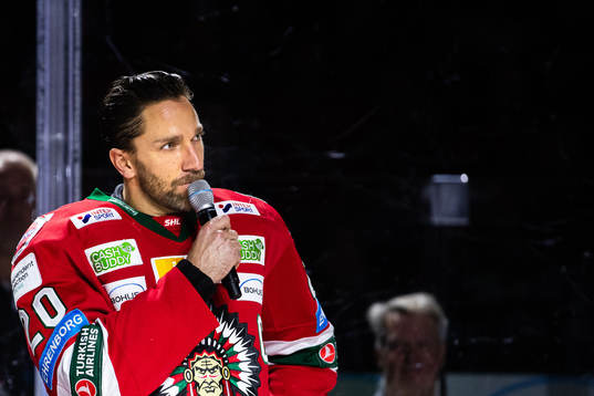 Frölundas Joel Lundqvist uppmärksammas för sina 1000
