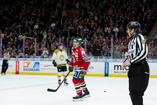 Frölundas Joel Lundqvist jublar