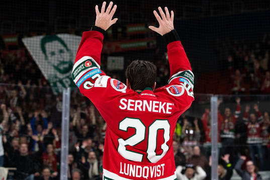 Frölundas Joel Lundqvist tackar publiken