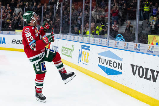 Frölundas Joel Lundqvist tackar publiken