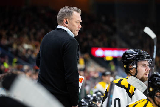 Brynäs assisterande tränare Mikael Holqvist