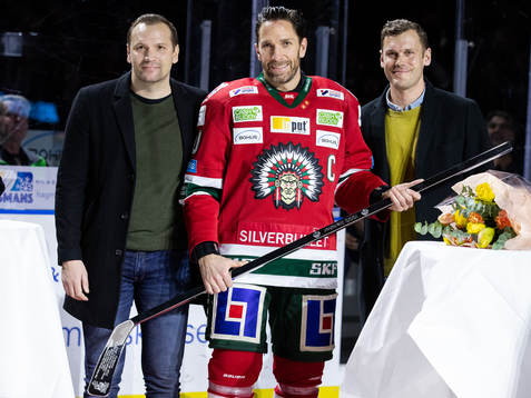 Frölundas Joel Lundqvist uppmärksammas för sina 1000