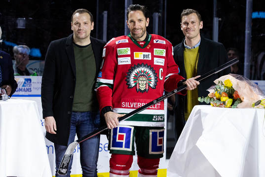 Frölundas Joel Lundqvist uppmärksammas för sina 1000