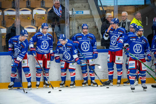 Oskarshamns spelare värmde upp i Virserums SGFs
