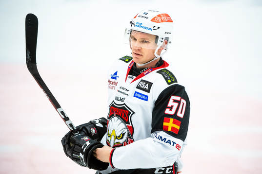 Malmö Redhawks Tobias Ekberg jublar
