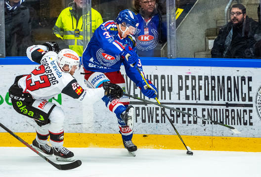 Oskarshamns Filiph Engsund och Malmö Redhawks Christoffer