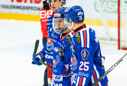 Oskarshamns Johannes Salmonsson och Filip Sveningsson deppar