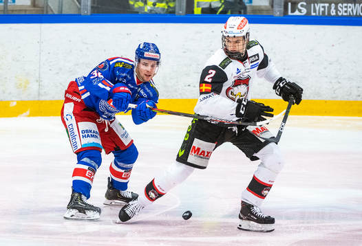 Oskarshamns Markus Modigs och Malmö Redhawks Helge