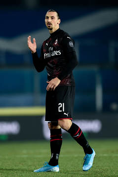 Zlatan Ibrahimovic of Milan