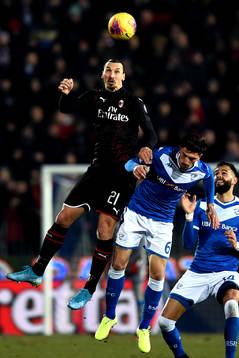 Zlatan Ibrahimovic of Milan