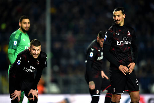 Zlatan Ibrahimovic of Milan