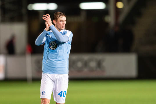 Malmö FFs Hugo Andersson tackar publiken