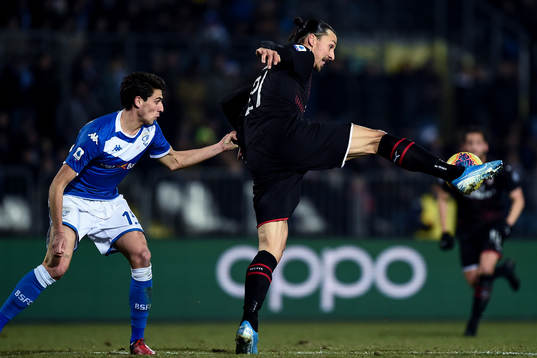 Zlatan Ibrahimovic of Milan