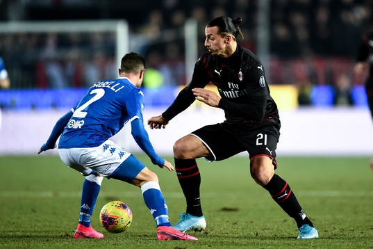 Zlatan Ibrahimovic of Milan