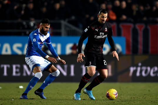 Zlatan Ibrahimovic of Milan