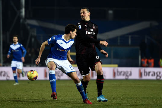 Zlatan Ibrahimovic of Milan