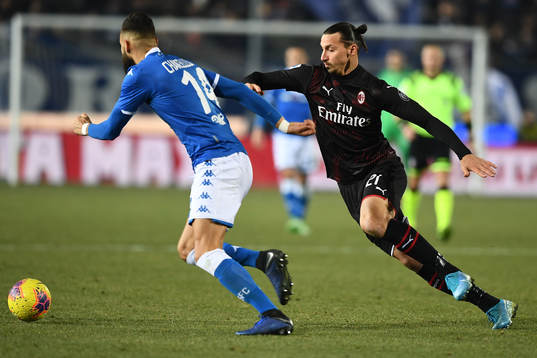 Zlatan Ibrahimovic of Milan