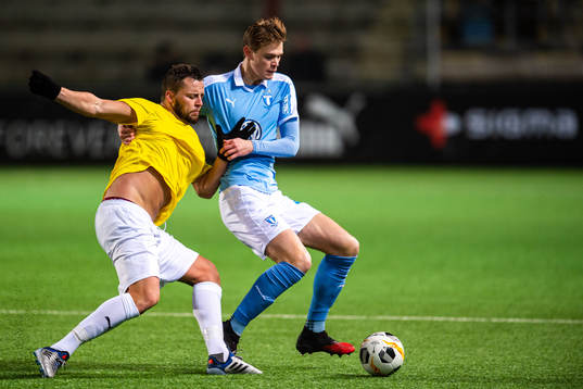 IFK Malmös Saban Pehilj och Malmö FFs Hugo Andersson