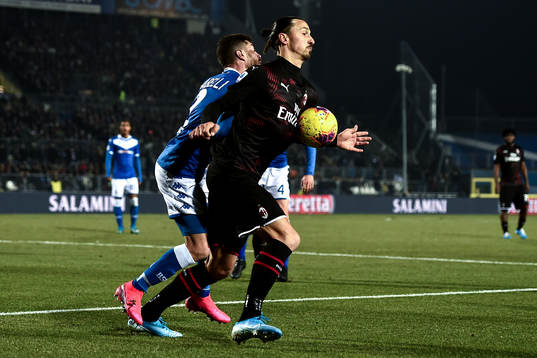 Zlatan Ibrahimovic of Milan