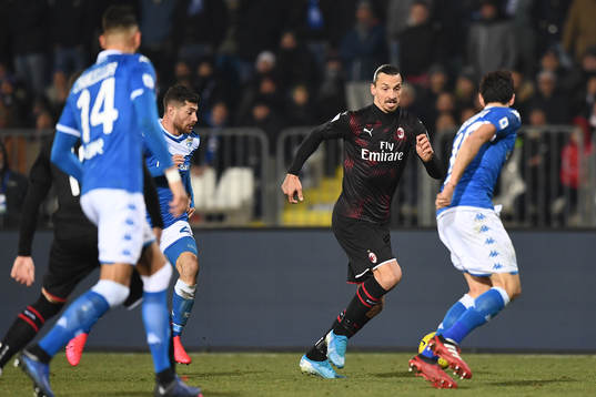 Zlatan Ibrahimovic of Milan