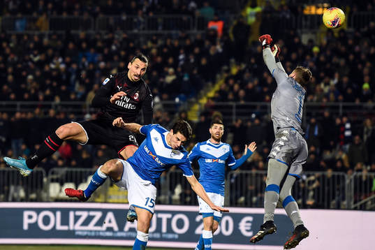 Zlatan Ibrahimovic of Milan