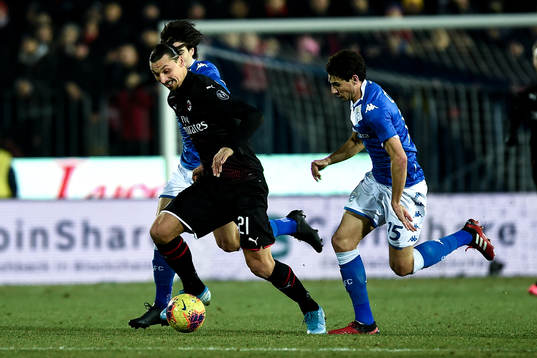 Zlatan Ibrahimovic of Milan