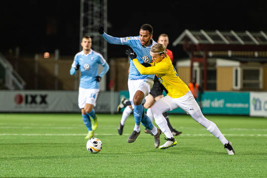 Malmö FFs Isaac Kiese Thelin och IFK Malmös Philip