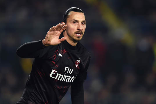 Zlatan Ibrahimovic of Milan
