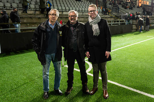 IFK Malmös speaker Thorild Nilsson, kanslichef Lars