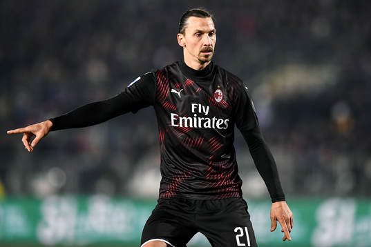 Zlatan Ibrahimovic of Milan