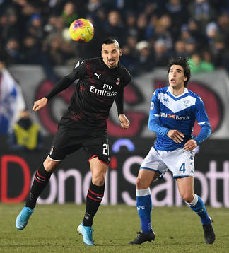 Zlatan Ibrahimovic of Milan