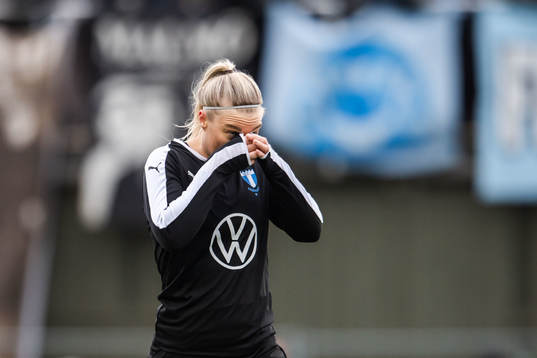 Malmö FFs Madeleine Hejde deppar
