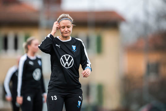 Malmö FFs Annelie Nilsson deppar