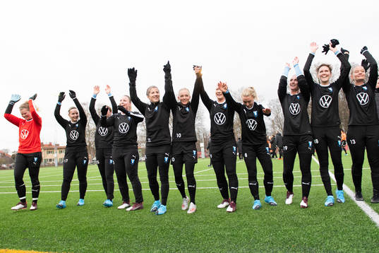 Malmö FFs spelare tackar publiken
