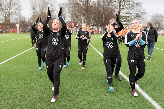 Malmö FFs spelare tackar publiken