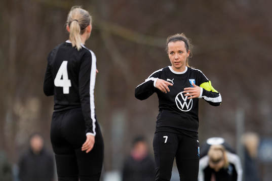Malmö FFs Cornelia Lindgrenoch Ida Hansson