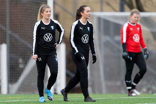 Malmö FFs Lovisa Wifvesson, Martina Sutalo deppar