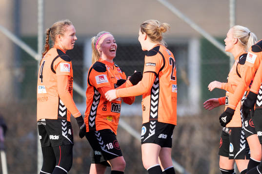 Kristianstads Therese Sessy Åsland jublar
